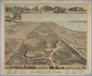 Twenty years after its beginning, Golden Gate Park was being advertised as a pastoral oasis.